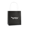 Branded Brunswick Small 230gsm paper bag with twisted paper handles
