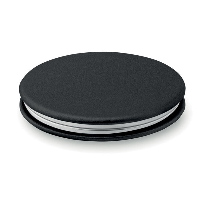 Branded Round PU mirror
