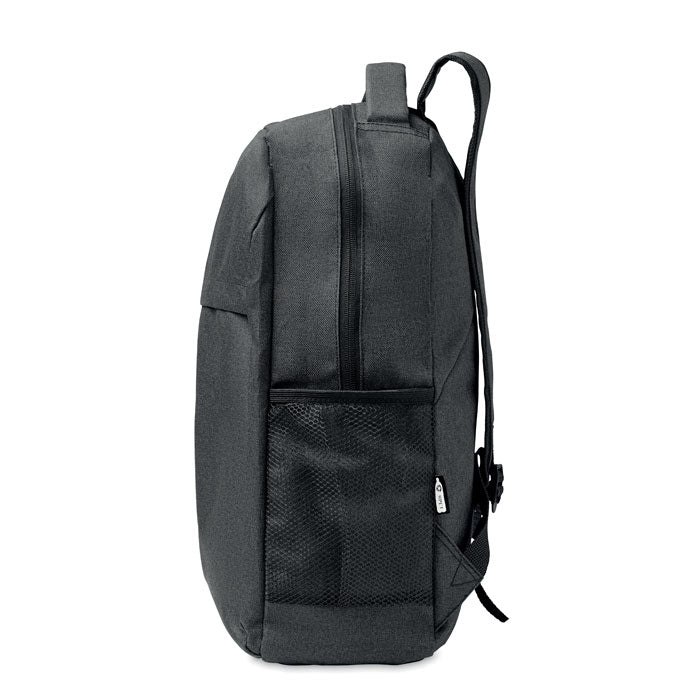 Branded 600D RPET 2 tone backpack
