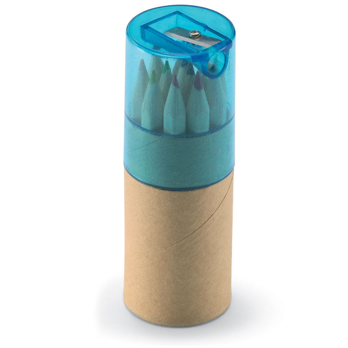 Branded 12 coloured pencils
