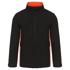 Orn Silverswift Two Tone Softshell Jacket Black/Orange