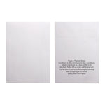 Seed Pack in White Paper Envelope Poppy