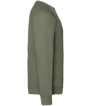 Fruit of the Loom Classic Raglan Sweatshirt Classic Olive
