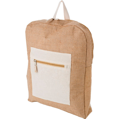 Branded Okehurst Jute backpack