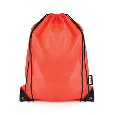 210d RPET drawstring rucksack bag