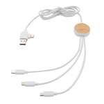 Branded RCS recycled plastic Ontario 6-in-1 cable