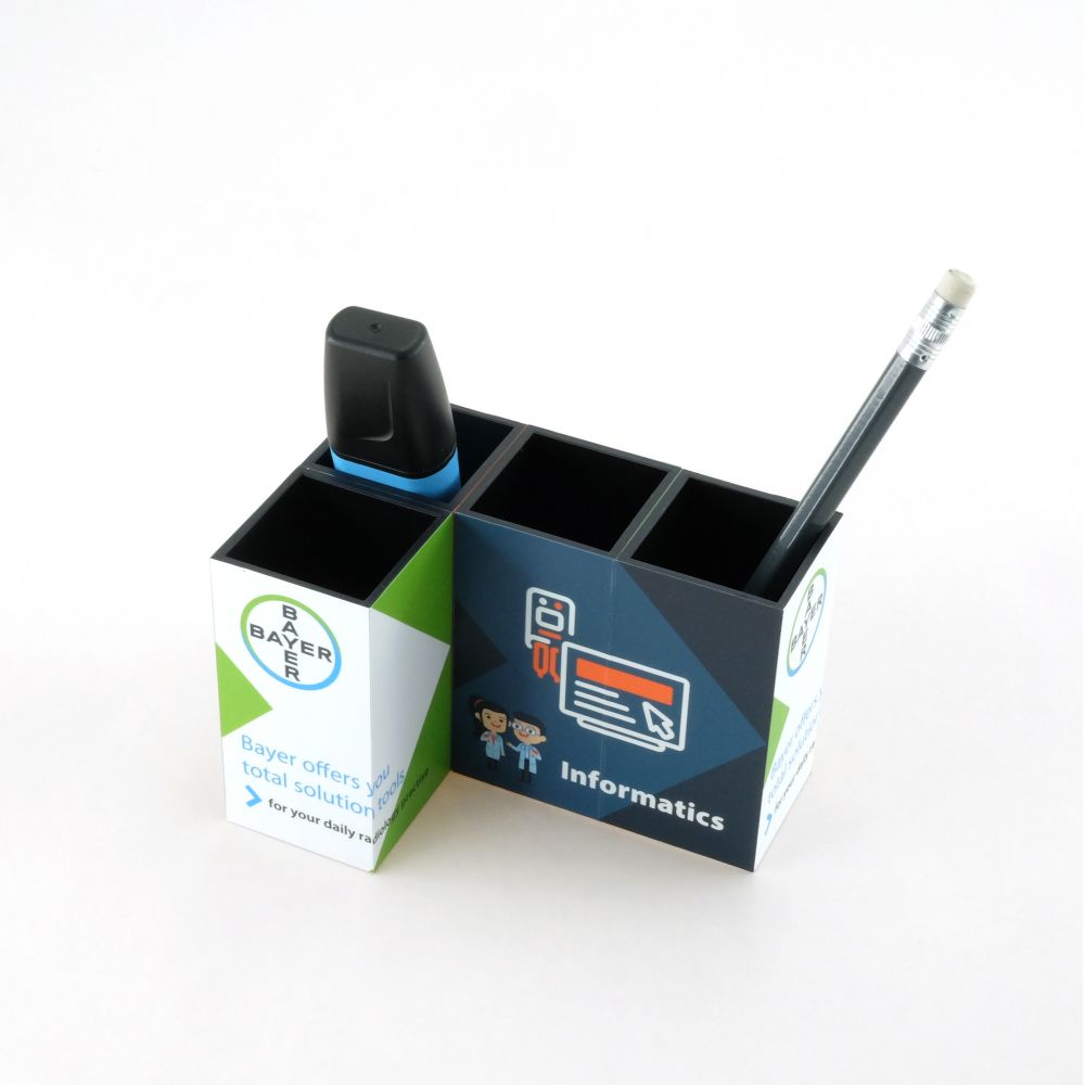 Branded Magic Flip Pen Pot