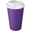 Branded Americano® Eco 350 ml recycled tumbler with spill-proof lid