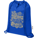 Express GRS Certified, Recycled Cotton Drawstring Bag
