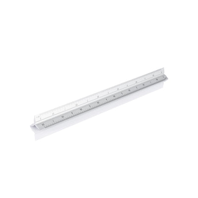 Branded Aluminium triangle rule - 30cm
