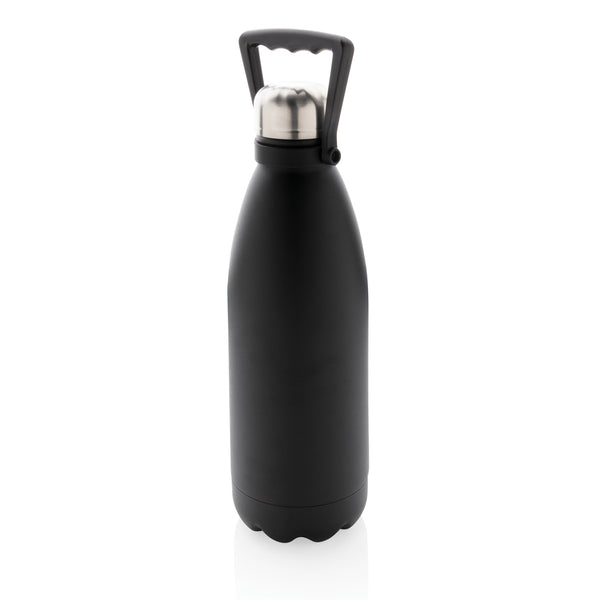 Branded RCS Recycled stainless steel large vacuum bottle 1.5L