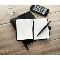 A6 notebook with pen 72 lined