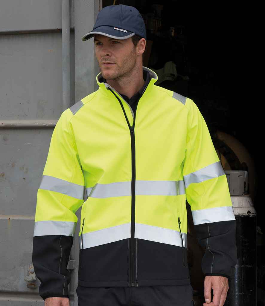 Copysafe Jacket Result Safe-Guard Printable Safety Soft Shell Jacket – Totally Branded