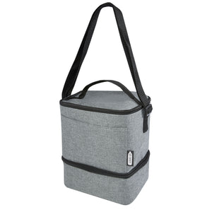 Branded Tundra 9-can GRS RPET lunch cooler bag 7L