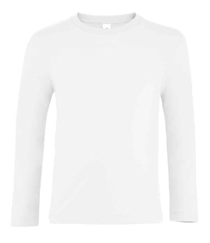 SOL'S Kids Imperial Long Sleeve T-Shirt White
