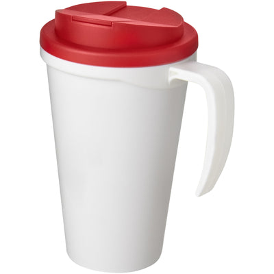 Branded Americano® Grande 350 ml mug with spill-proof lid