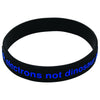 Branded Silicone Wristband (Adult: Raised Profile Design)