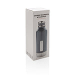 Branded Leak proof vacuum bottle with logo plate