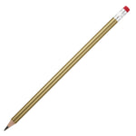 Branded HB PENCIL sharpened with rubber tipped