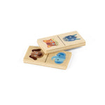 DOMIN. Wooden domino game