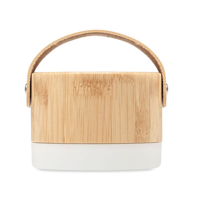 5.0 wireless bamboo speaker with Handle