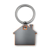 Branded House shape plastic key ring