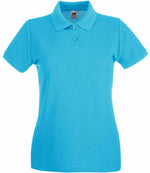 Fruit of the Loom Lady-Fit Premium Cotton Piqué Polo Shirt