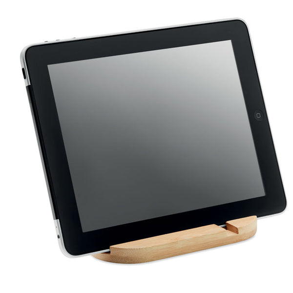 Bamboo tablet/smartphone stand