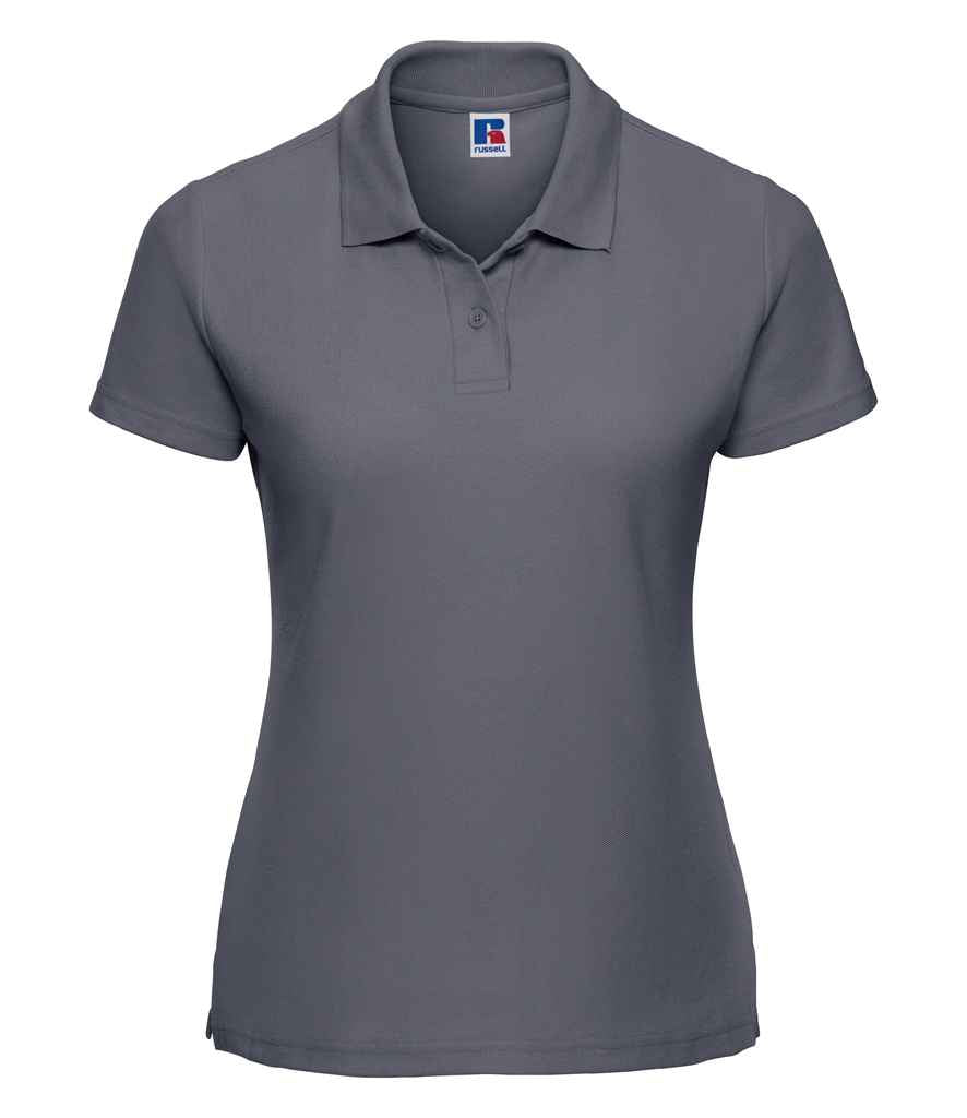 Branded Russell Ladies Classic Poly/Cotton Piqué Polo Shirt