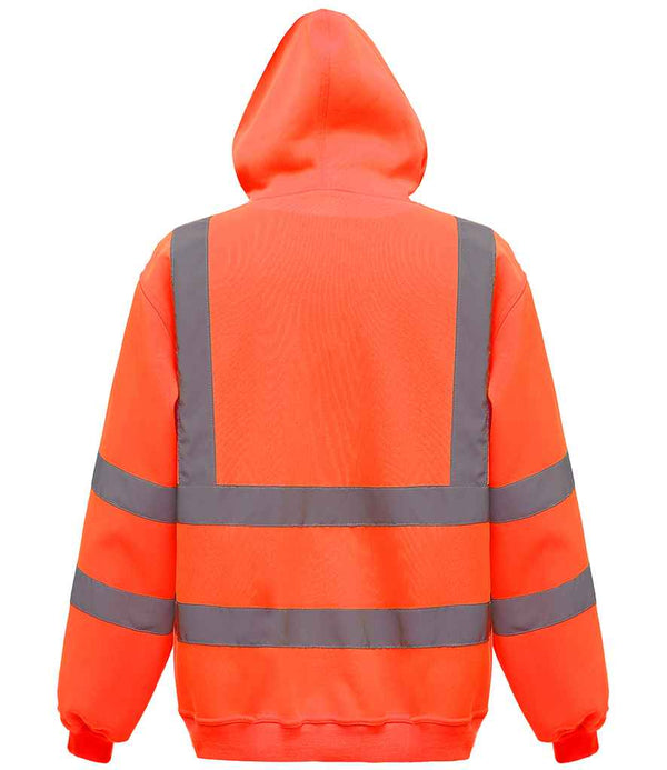 Yoko Hi-Vis Pull Over Hoodie Orange