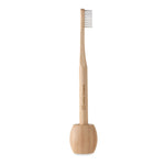 Bamboo tooth brush with stand