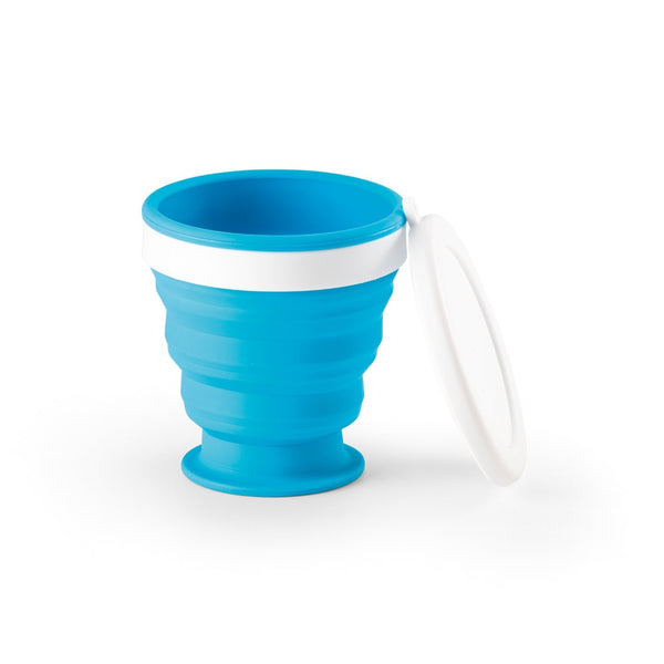 ASTRADA. Silicone and PP folding travel cup 250 mL