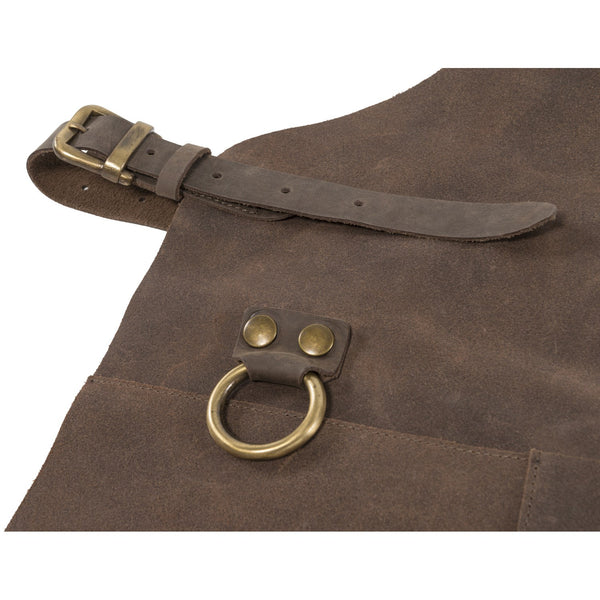Branded Coldtrench Split leather apron