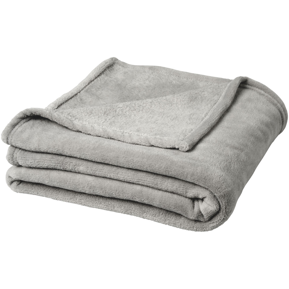 Branded Bay extra soft coral fleece plaid blanket
