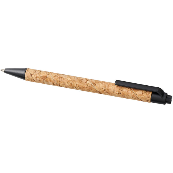 Branded Midar cork and wheat straw ballpoint pen