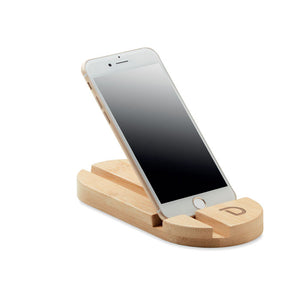 Bamboo tablet/smartphone stand