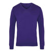 Premier Knitted Cotton Acrylic V Neck Sweater