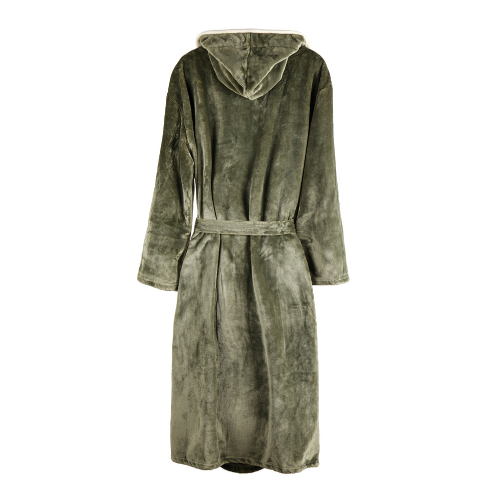 Branded VINGA Louis luxury plush GRS RPET robe size S-M