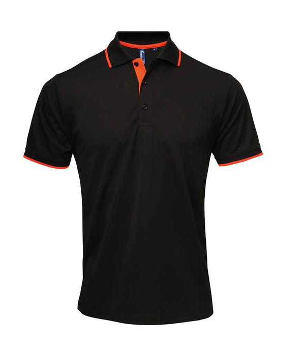 Premier Contrast Coolchecker® Piqué Polo Shirt