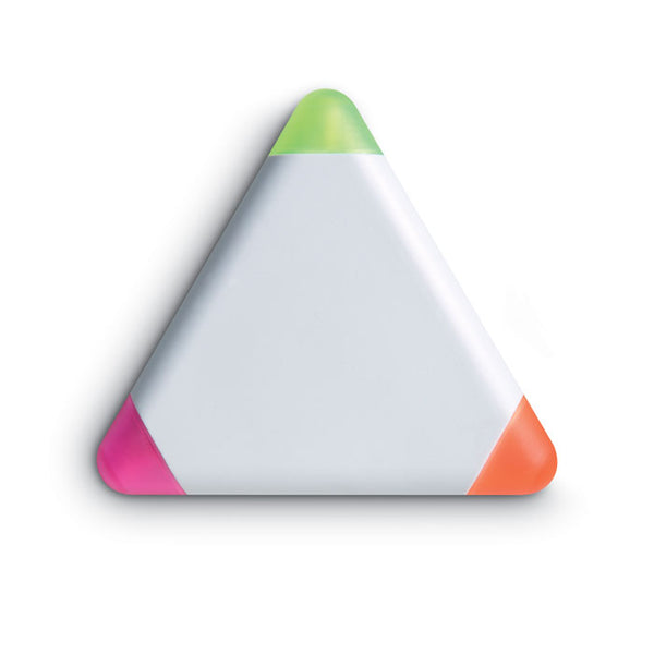 Triangular highlighter Coloured Cap | Branded Highlighter