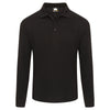 Orn Weaver Premium L/S Poloshirt Black