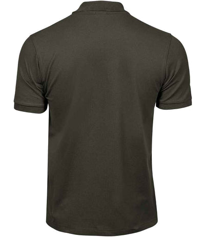 Tee Jays Luxury Stretch Piqué Polo Shirt Dark Olive