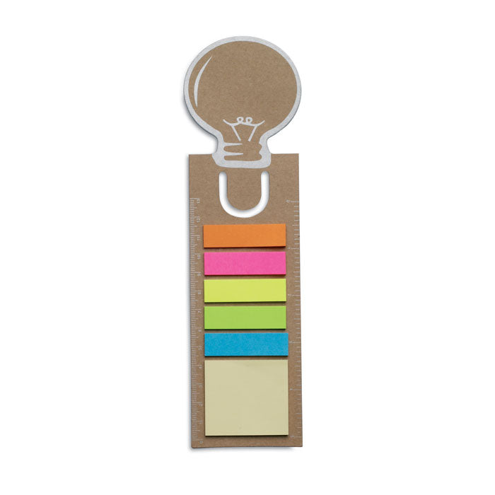 Branded Bookmark with sticky memo pad