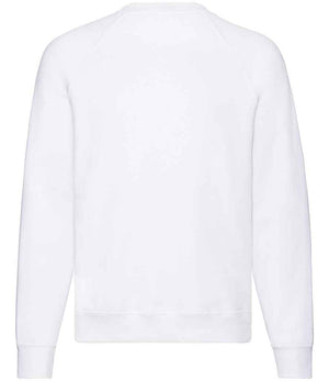 Fruit of the Loom Classic Raglan Sweatshirt White