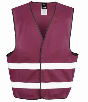 Result Core Enhanced Vis Vest Burgundy