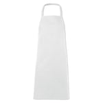 Kitchen apron in cotton White