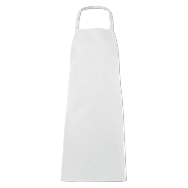 Kitchen apron in cotton White