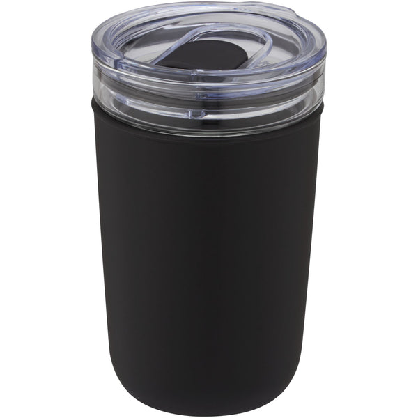 Bello 420 ml glass tumbler with recycled plastic outer wall