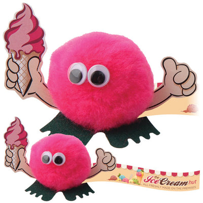 Food Themed Logobug Handholders Ice Cream Handholder