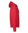 Fruit of the Loom Premium Zip Hooded Sweatshirt Red